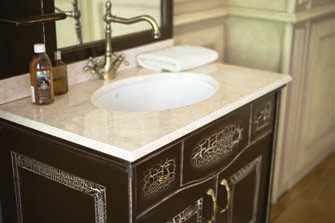 Аллигатор-мебель Capan F(D) (венге + старый лак) комплект мебели для ванной, массив дуба