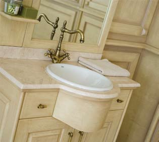 Аллигатор-мебель Capan G(D) (цвет 1015) комплект мебели для ванной, массив дуба