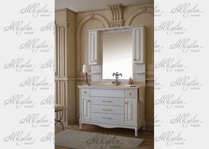 Аллигатор-мебель Capan В(D) (цвет 82) комплект мебели для ванной, массив дуба