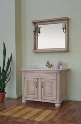 Аллигатор-мебель Classic 100A (цвет 1015) комплект мебели для ванной из массива дерева