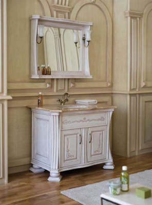 Аллигатор-мебель Classic 100B (цвет 90 с патиной) комплект мебели для ванной, массив дуба