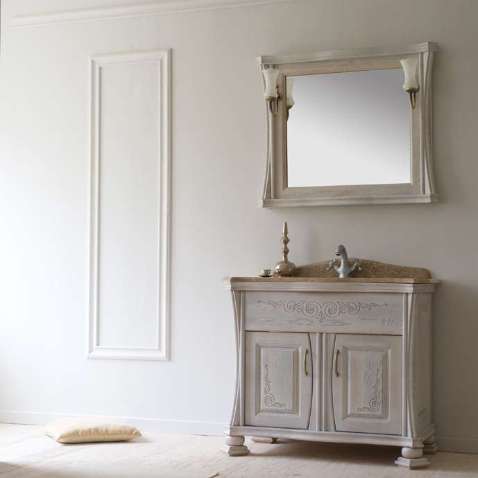 Аллигатор-мебель Classic 100C комплект мебели для ванной из массива дерева