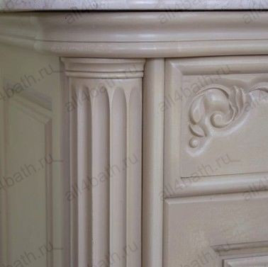 Аллигатор-мебель Classic 125C (цвет 1015) комплект мебели для ванной из массива дерева