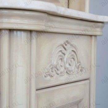 Аллигатор-мебель Classic 140A (цвет 1015) комплект мебели для ванной из массива дерева