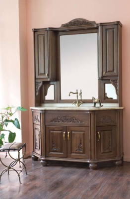 Аллигатор-мебель Classic 140A (цвет 92) комплект мебели для ванной из массива дерева