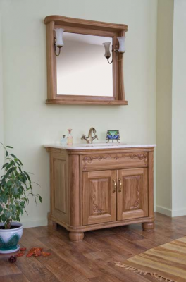 Аллигатор-мебель Classic 90A (цвет L) комплект мебели для ванной из массива дерева