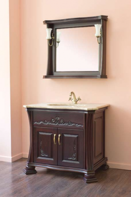 Аллигатор-мебель Classic 90D комплект мебели для ванной из массива дерева