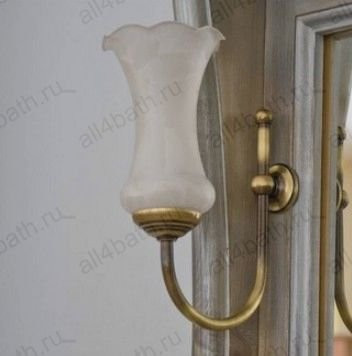 Аллигатор-мебель Classic 90P (серебряная патина) комплект мебели для ванной из массива дерева