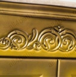 Аллигатор-мебель Classic 90Е (цвет золото) комплект мебели для ванной из массива дерева