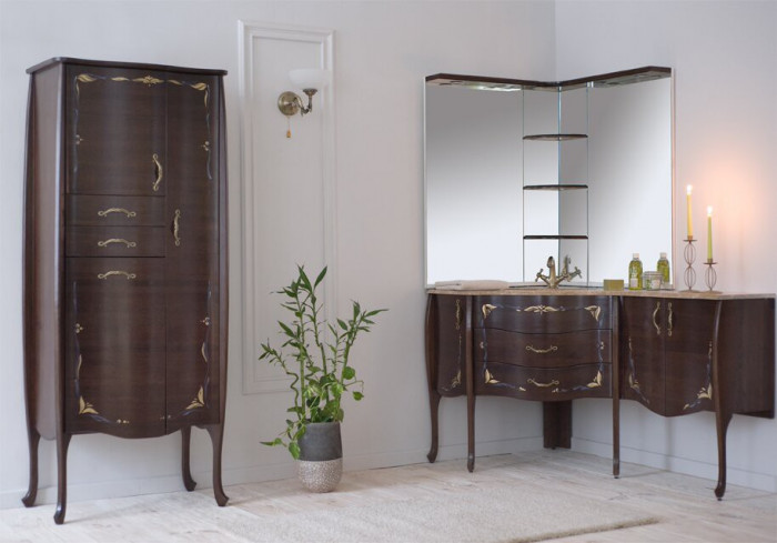 Аллигатор-мебель Royal Престиж Art (цвет 92) комплект мебели для ванной, массив дуба