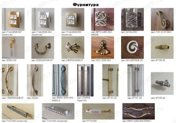 Аллигатор-мебель Royal Престиж Art (цвет 92) пенал для ванной, массив дуба